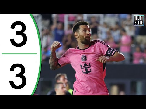 Messi, Suarez, Alba Combine - Inter Miami vs St. Louis 3-3 Highlights & Goals 2024