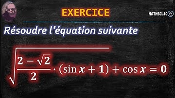 🔴MATHSCLIC EXERCICE | RÉSOLUTION D