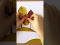 Аплікація з листочків Осінній ліс вироби Art діти поделкасвоимируками