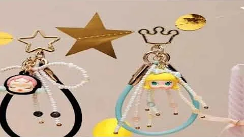 POPMART Celebrating The Moment POP MART 15TH ANNIVERSARY Series Data Cable Pendant Blind Box Toys My