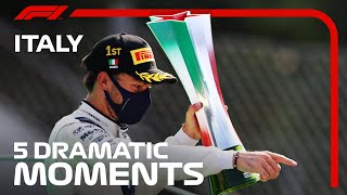 ⁣Top 5 Dramatic Moments | Italian Grand Prix