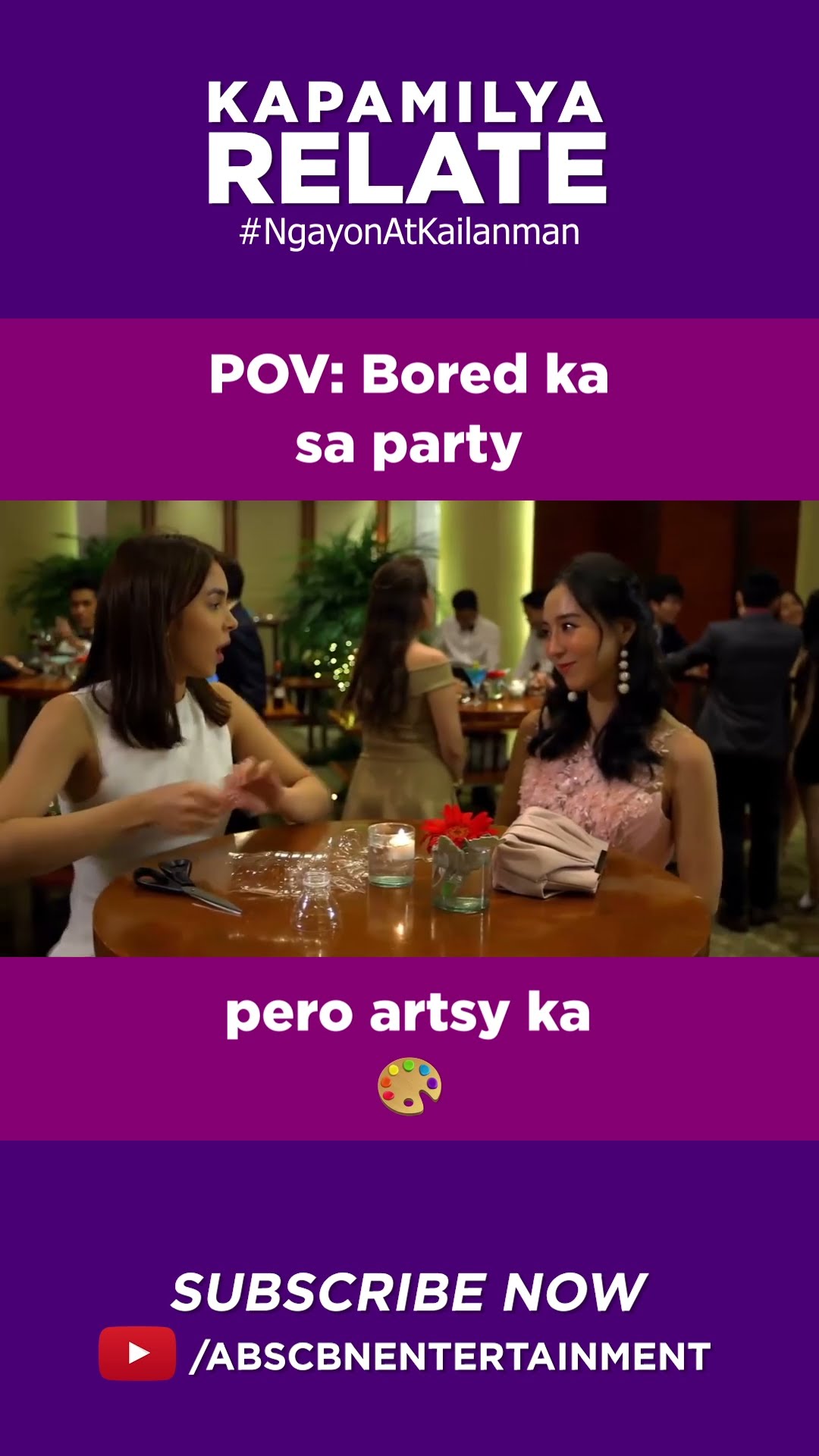 Bored ka sa party pero artsy ka pa rin | Kapamilya Shorts