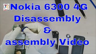 Nokia 6300 4G Disassembly Assembly | Disassemble | Replace Back Panel | Repair | Open Back Cover