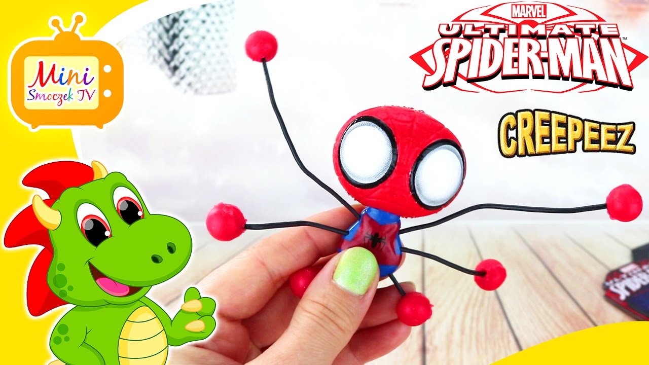 Spiderman Pajączek Wall Crawler Creepeez Marvel Ultimate Spadające
