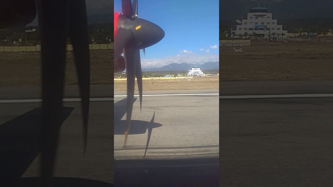 Landing at Dehradun (DED) airport YouTube