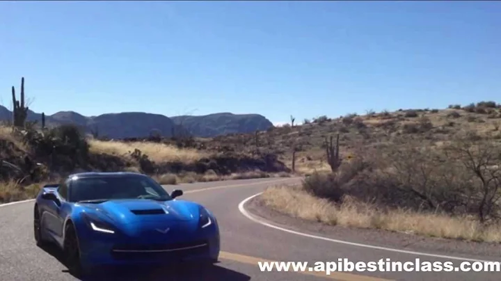 2014 Corvette in AZ Driving on the Road and At Barrett Jackson - 1 million- apibestinclass