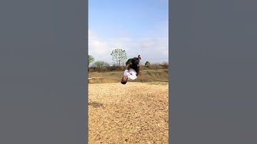 Round Of Full🔥 Backflip 360 😱 Backflip Height#short #backflip #editing #vfx #village