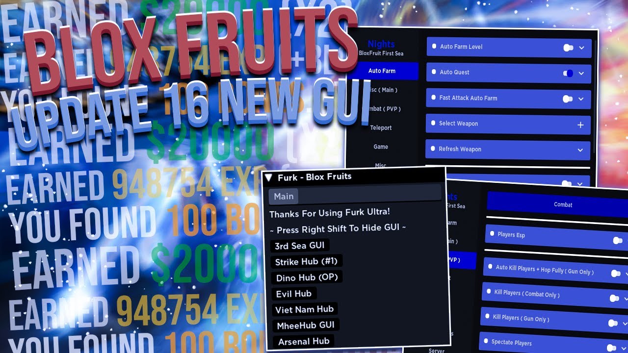 DEVIL FRUIT HACK!] Roblox BLOX FRUITS Hack Script GUI: Auto Farm, Chest TP,  Max Stats, ESP & more! 