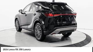 2026 Lexus RX 350 Luxury Schaumburg IL 260296 Lexus Rx Convenience Package
