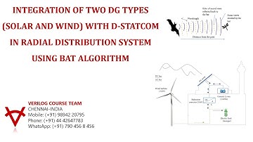 INTEGRATION OF TWO DG TYPES (SOLAR AND WIND) WITH D-STATCOM IN RDS USING BAT ALGORITHM