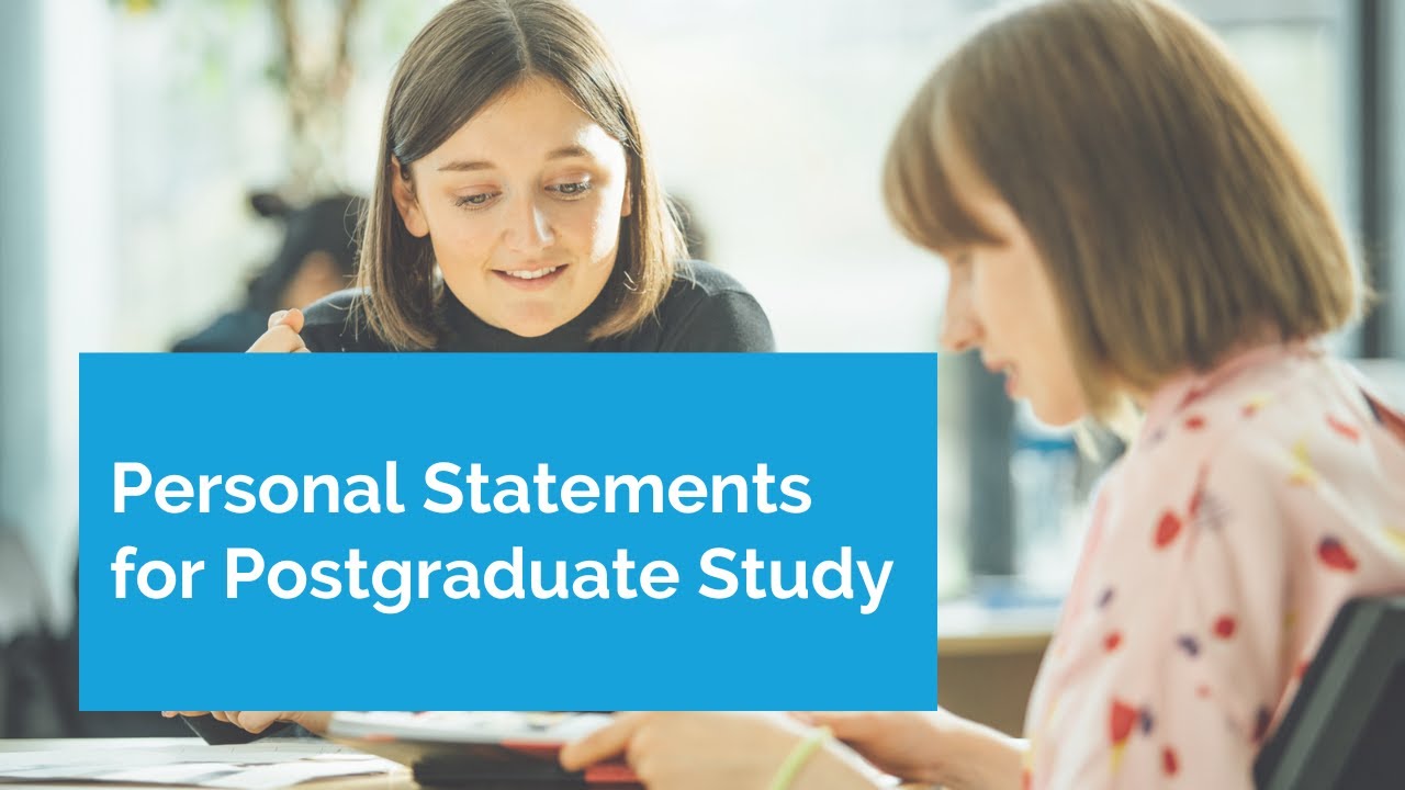 how to write postgraduate personal statement