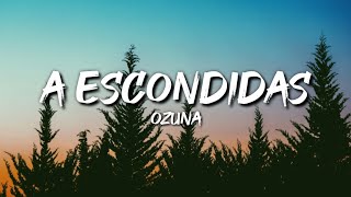 Ozuna - A Escondidas (Letra / Lyrics)