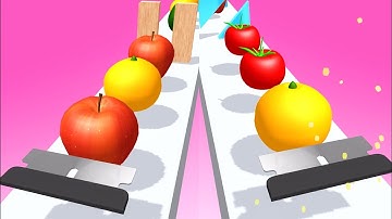 Slicer Runner! Very Satisfying and Relaxing ASMR Slicing Video