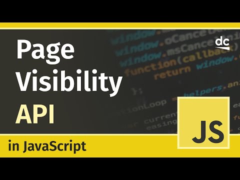 Detect When Users Switch Tabs - Page Visibility API in JavaScript