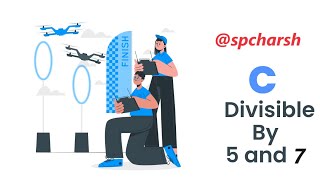 Important💯 C Programming: Finding Numbers Divisible by 7 and 5 in Range 1-50 || @scpharsh ||