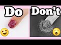 How To Apply GLITTER Nail polish!✨