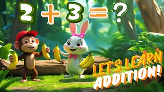 Learn Addition with Milo & Rosie | Fun Jungle Math for Kids
