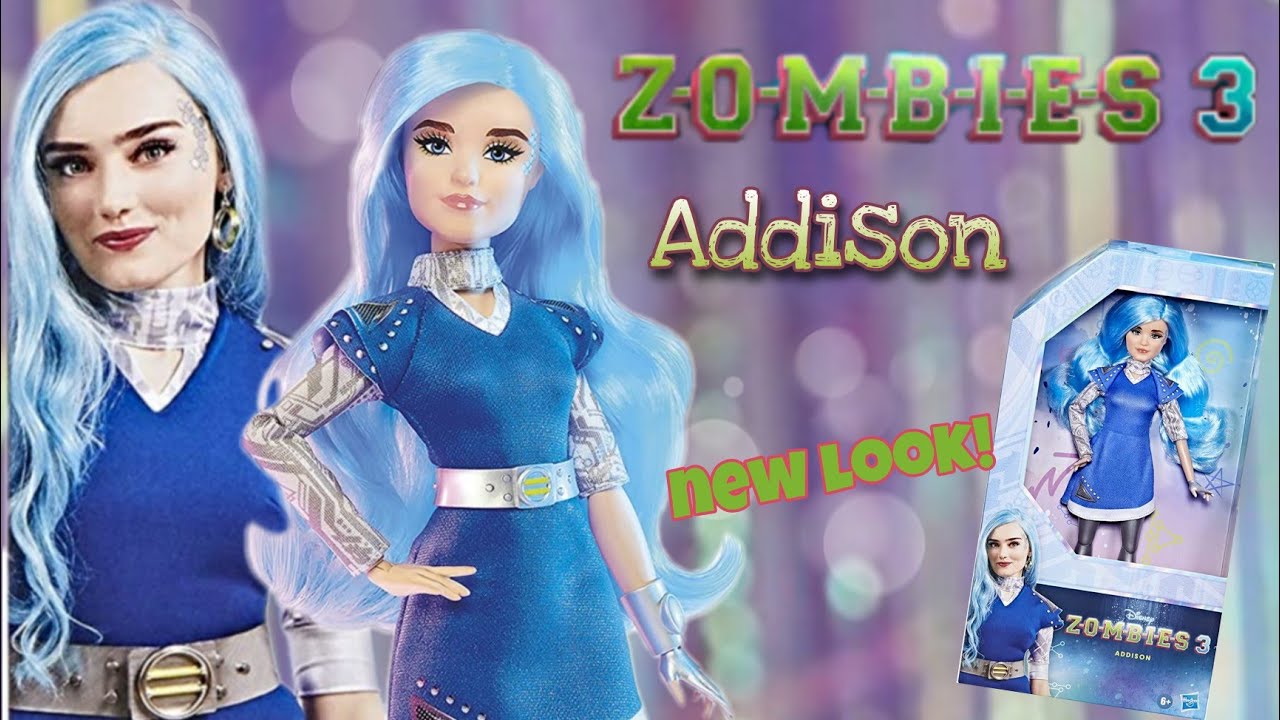 Disney Zombies 3 Signature Addison doll review + unboxing 👽 