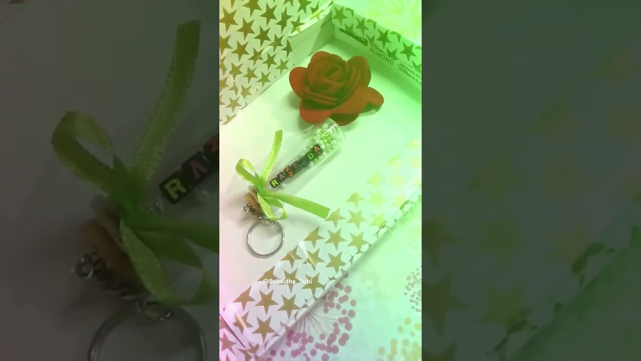 Bottle Name Keychain 