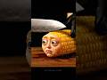 Most satisfying relaxing ASMR Corn cutting video #asmrsounds #satisfyingvideo #corn #cartoon