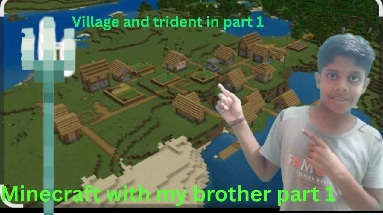 I Play Minecraft with my brother part 😎😎🤩🤩 - YouTube