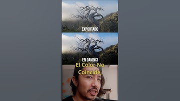 Problema de Color al exportar en DaVinci Resolve #davinciresolve #correcciondecolor