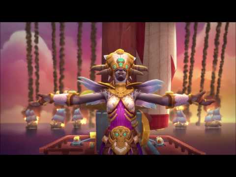 Princess Talanji Propels The Horde Ship To Zandalar Battle For Azeroth Cinematic