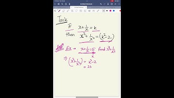 Unlocking x+1/x=k Trick in SSC Math Olympiad #matholympiad #SSCmath #mathtricks #tipsandtricks