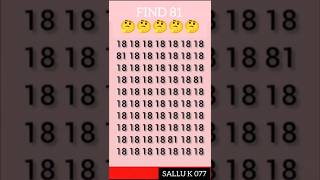 #findquetions #find 18 give 81 number #shorts #gkmaths#mathsfacts#flyxo #flyxoeditz #mathshorts