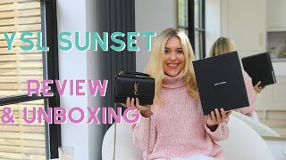 YSL Sunset On Chain Bag Review - YSL Sunset Small Bag Unboxing - Best YSL Bags To Buy