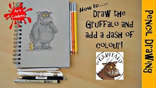 How to draw the Gruffalo step by step!