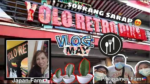 VLOG: Philippines Fam Go to YOLO RETRO DINER reque...