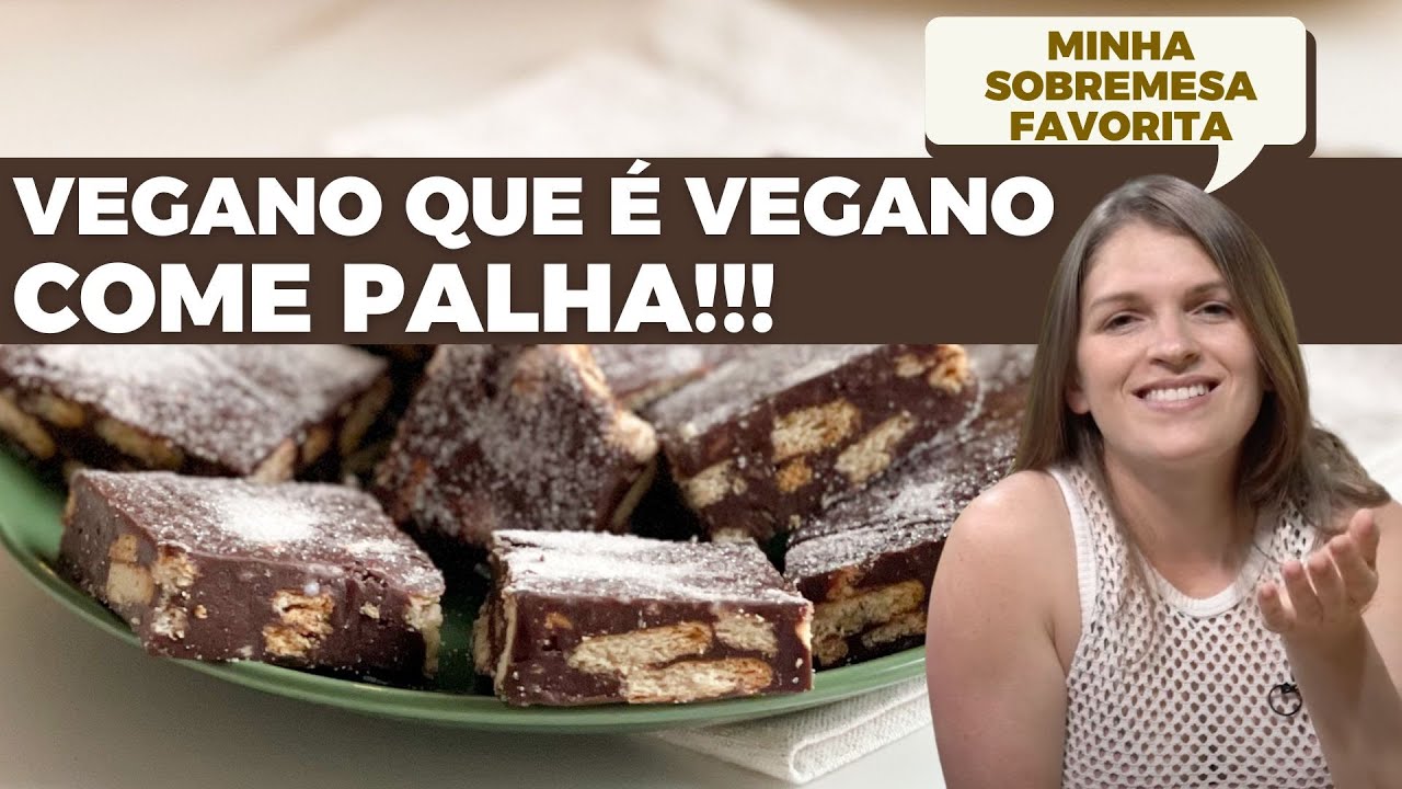 AGORA TODO MUNDO PODE COMER PALHA! Palha Italiana saudável e vegana