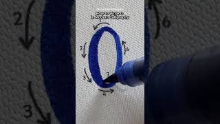 How To Write Q In Modern Calligraphy - Step By Step Tutorial