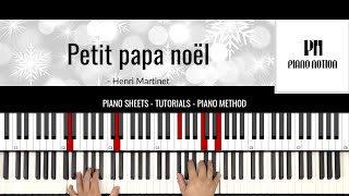 Petit papa noël - French Christmas Song (Christmas - Sheet Music - Piano Solo - Cover - Tutorial)