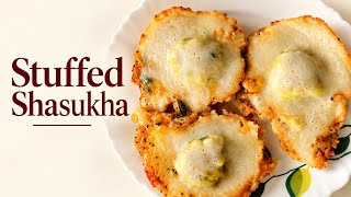 Stuffed Shasukha Recipe | Crispy Outside, Soft & Delicious Inside | Easy Breakfast Recipe screenshot 5