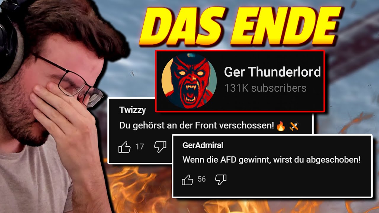 ER GEHT ZU WEIT?! - RIP Kanal nach den Aussagen?