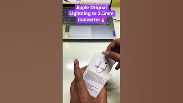 👀Watch us unbox and review the Apple Lightning to 3.5mm Jack Adapter | #shorts #apple #amazon