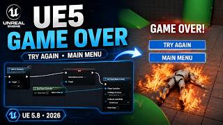 Learning Unreal Engine: Game Over Screen with Try Again & Main Menu