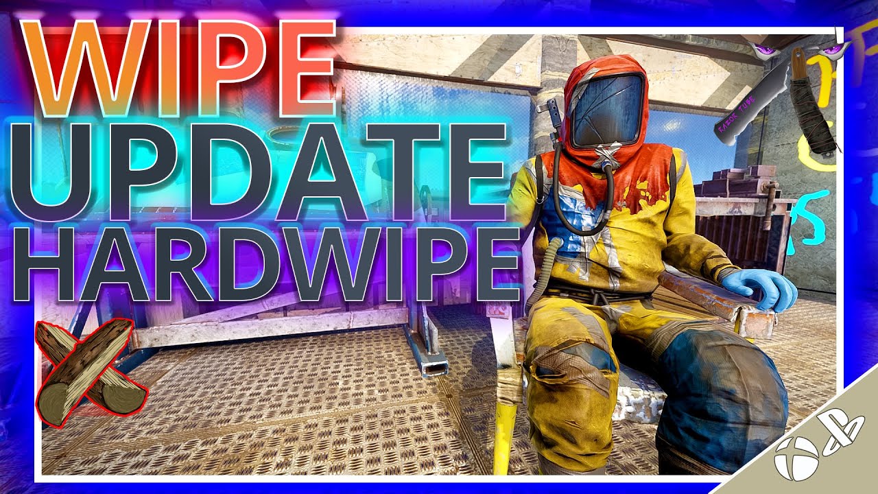 Rust Console Wipe Day Update BP Wipe For Monthly/Weekly Servers! ☢️