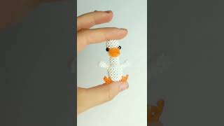 DIY bead Duck#shorts #beaded #beads#biser