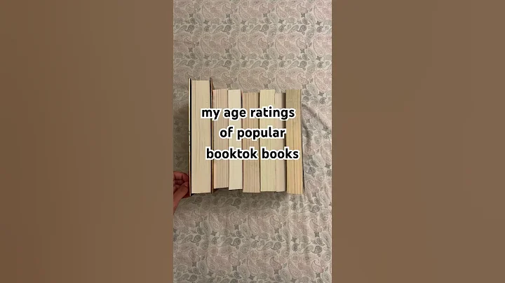 age ratings of popular booktok books #reading #bookish #books #shorts