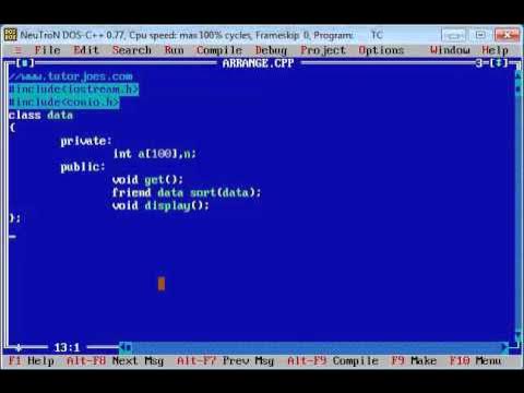 Pass Object As Argument To Friend Function In CPP Part-1 - YouTube