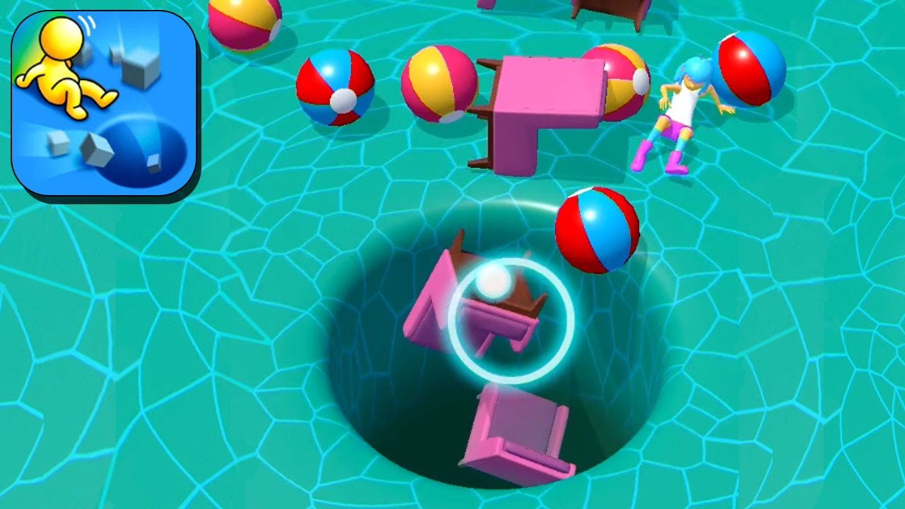 Hungry Hole 3D - Gameplay Walkthrough | New Games Daily