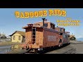 Caboose Ride on a Narrow Gauge Steam Freight Train