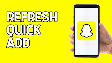 How to Refresh Quick Add on Snapchat (2024)