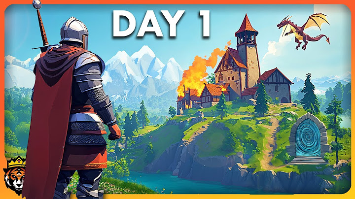 DAY 1 First Look at this Fun NEW Medieval Survival Game...