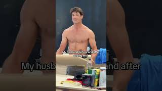 My husband saw me before vs after #tiktok #foryou #fyp #funnyvideos