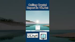 Crystal Report In VB.Net #shorts #crystalreports #vbnet