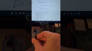Raspberry Pi 4 Model B – Analog Input Using Potentiometer to Simulate LM35DZ Sensor (MCP3008 ADC).